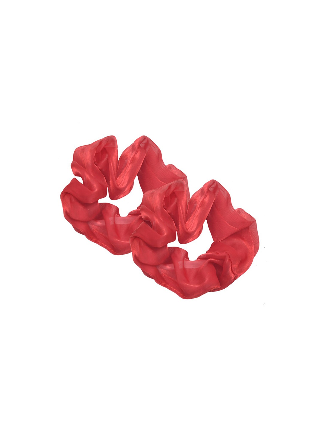 

FUNKRAFTS Girls Red Set of 2 Ponytail Holders