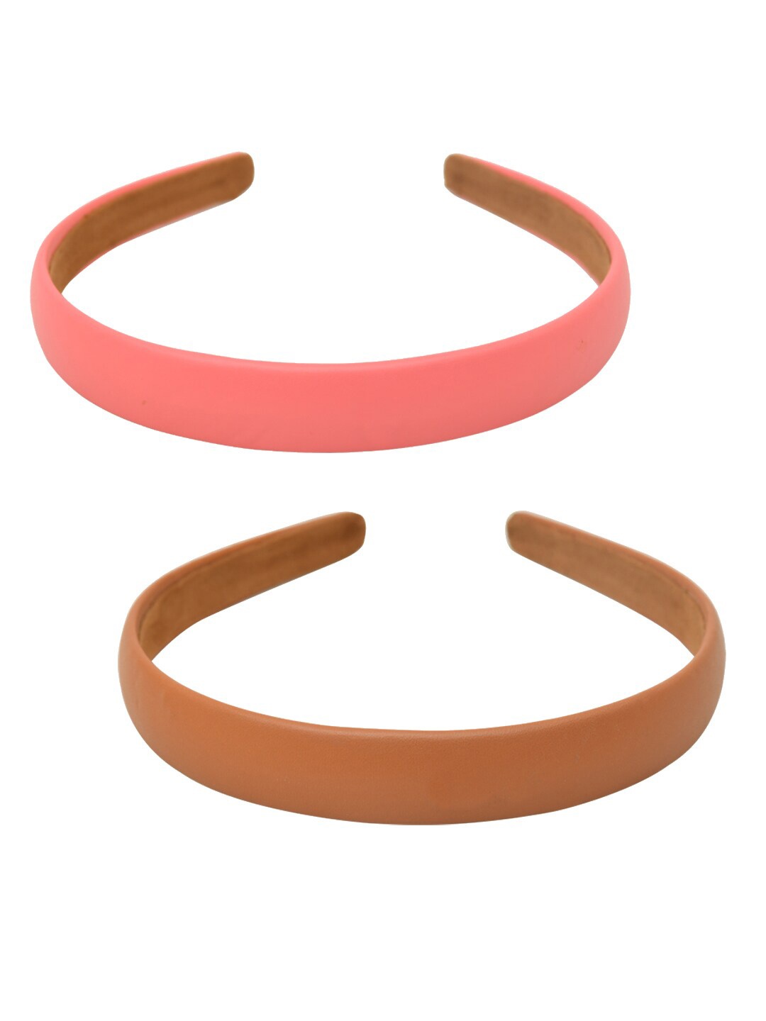 

FUNKRAFTS Girls Pink & Brown Set of 2 Hairband