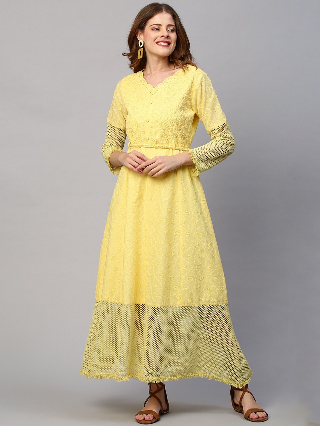 

FASHOR Yellow Maxi Dress