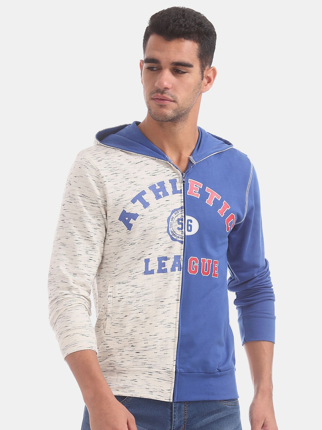 

Colt Men White Printed Sweatshirt