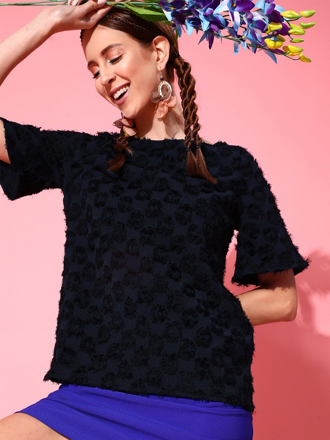 

STREET 9 Navy Blue Top