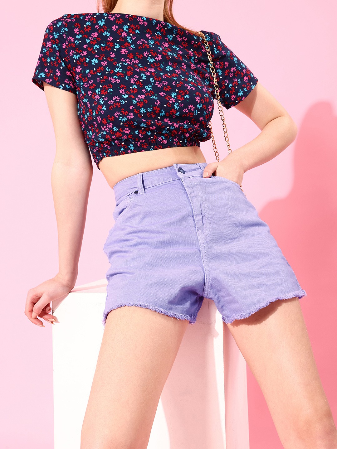 

People Women Elegant Lavender Solid Vacay Attire