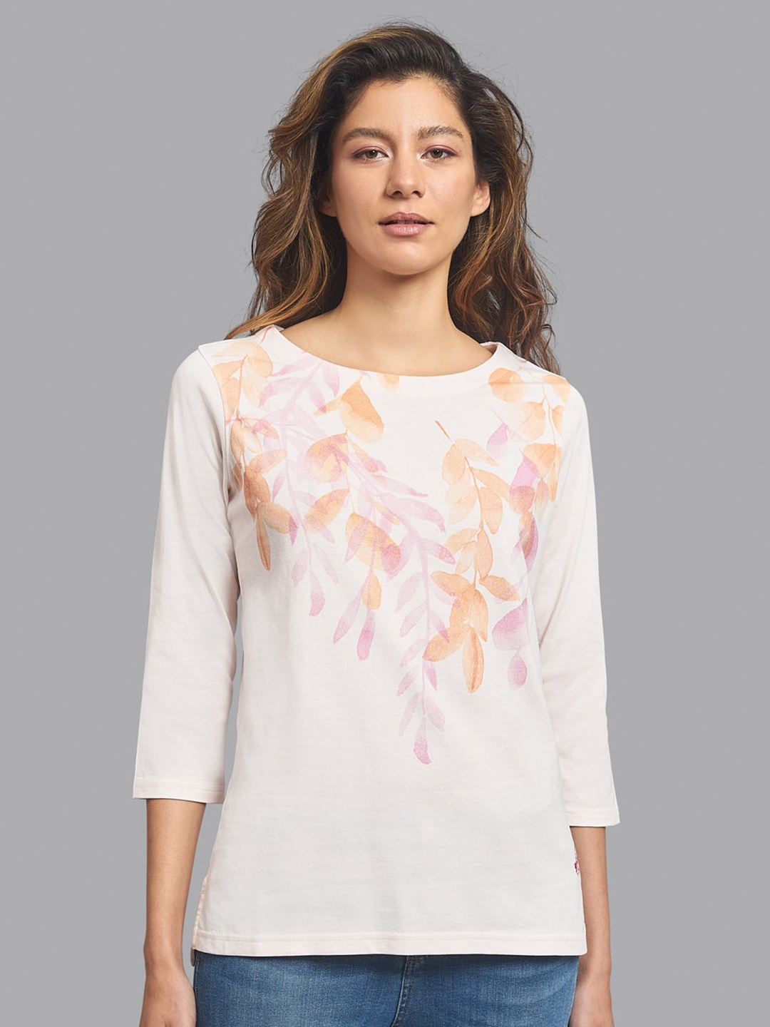 

Beverly Hills Polo Club Women Pink Printed T-shirt