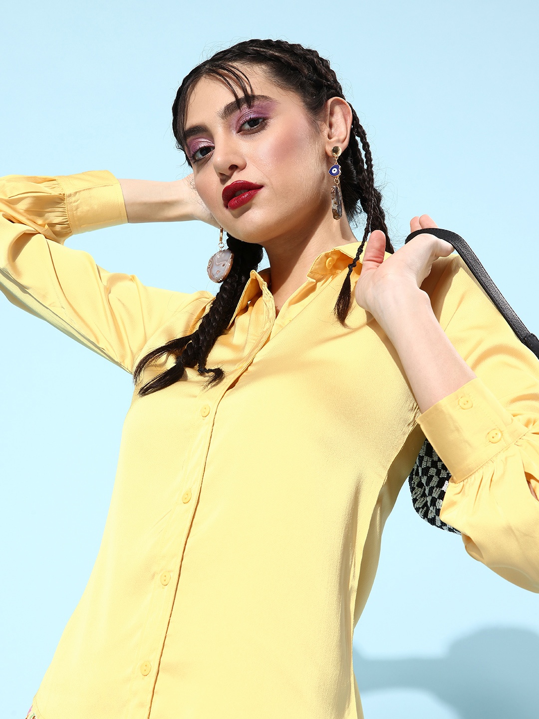 

StyleCast Yellow Solid Vacay Attire