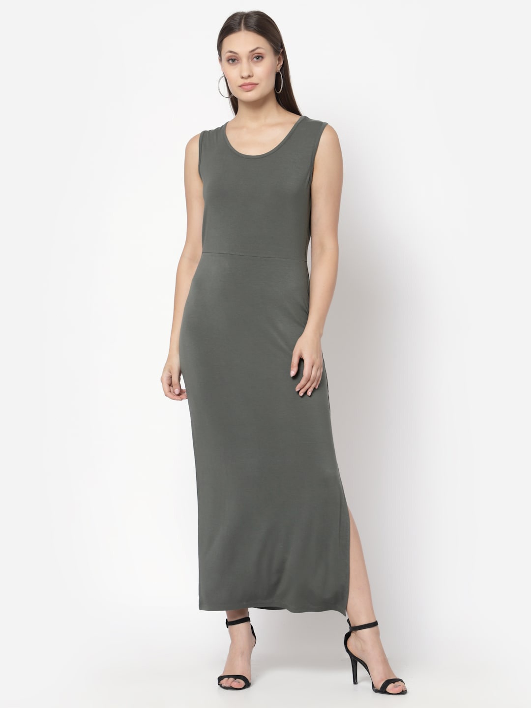 

YOONOY Green Maxi Dress
