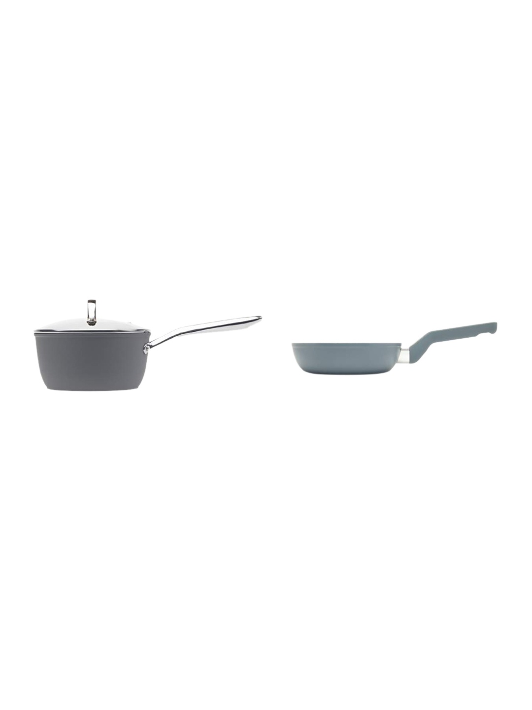 

Haden Grey Solid Forged Aluminium Frying Pan & Saucepan