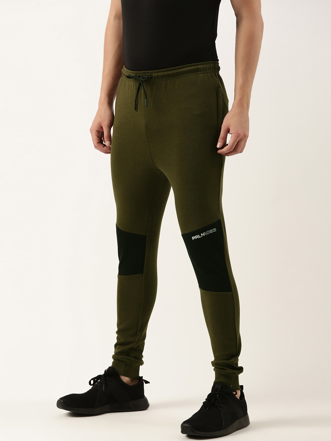 

Proline Active Men Colourblocked Rapid-Dry Joggers Track Pant with Drawstring, Green