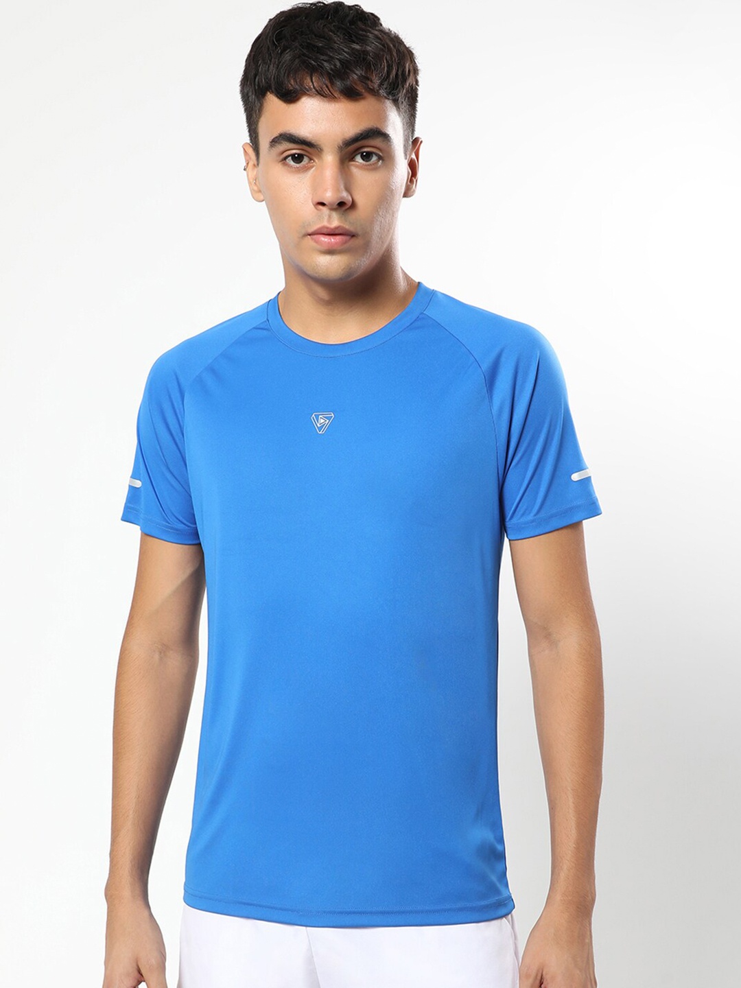 

Bewakoof X Play Men Blue Sports Training Utility T-shirt