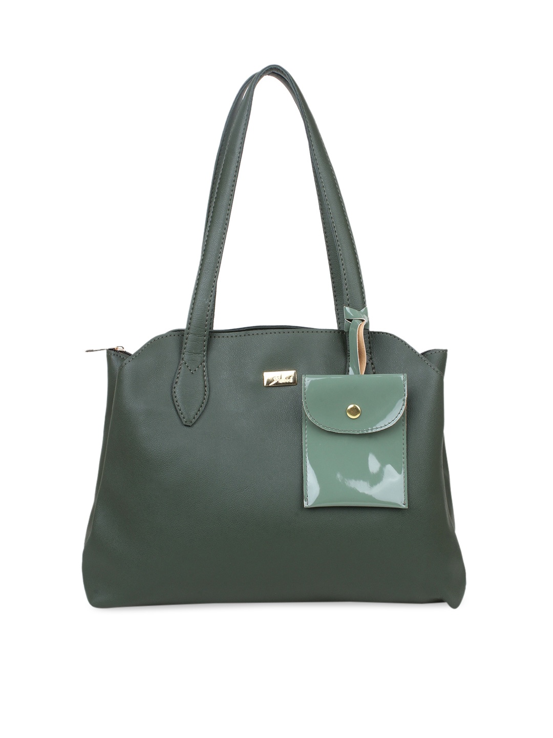 

yelloe Women Multi Compartment Shoulder Bag, Green