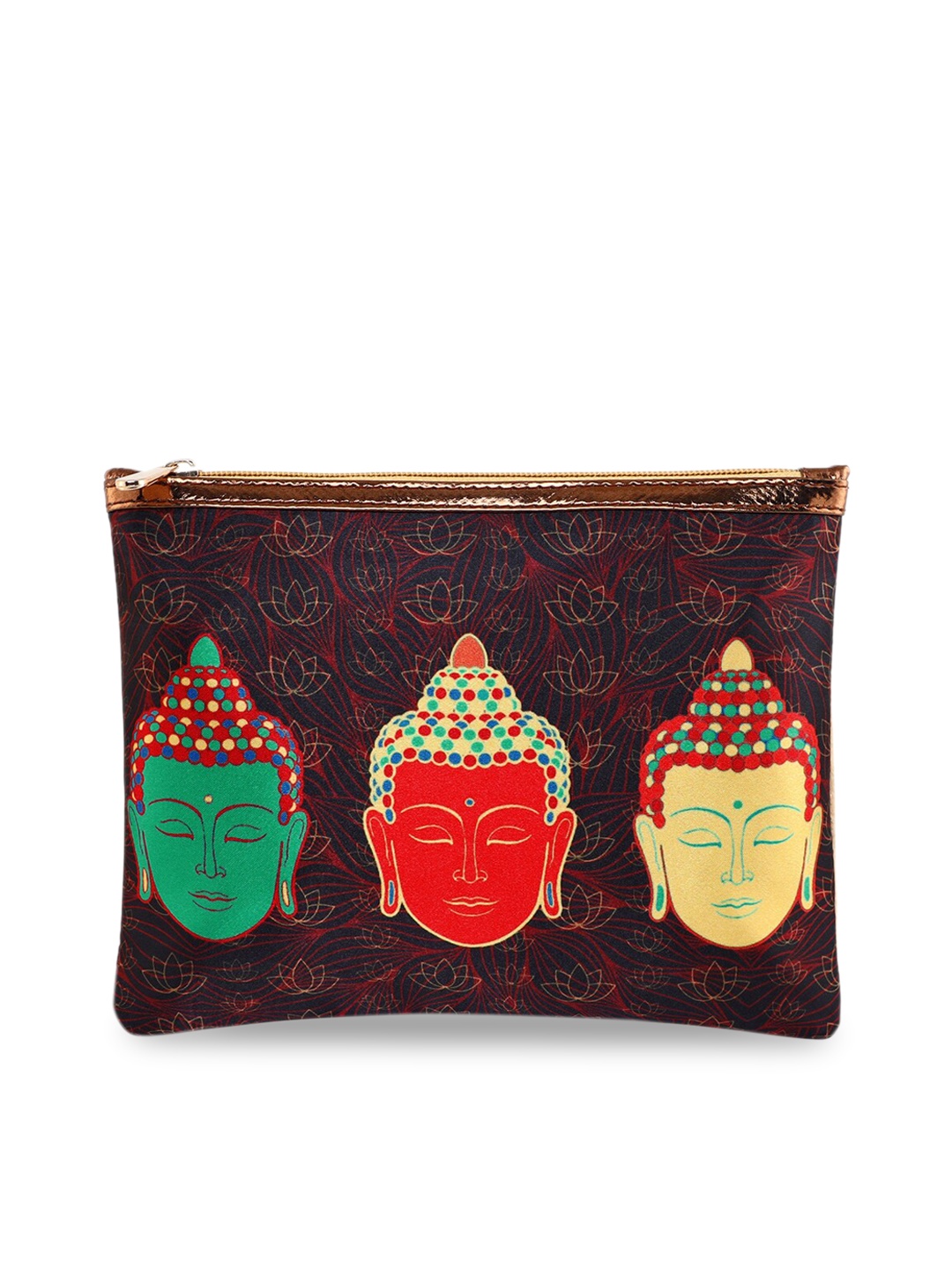 

Sabhyata Multicoloured Ethnic Motifs Printed Structured Sling Bag, Multi
