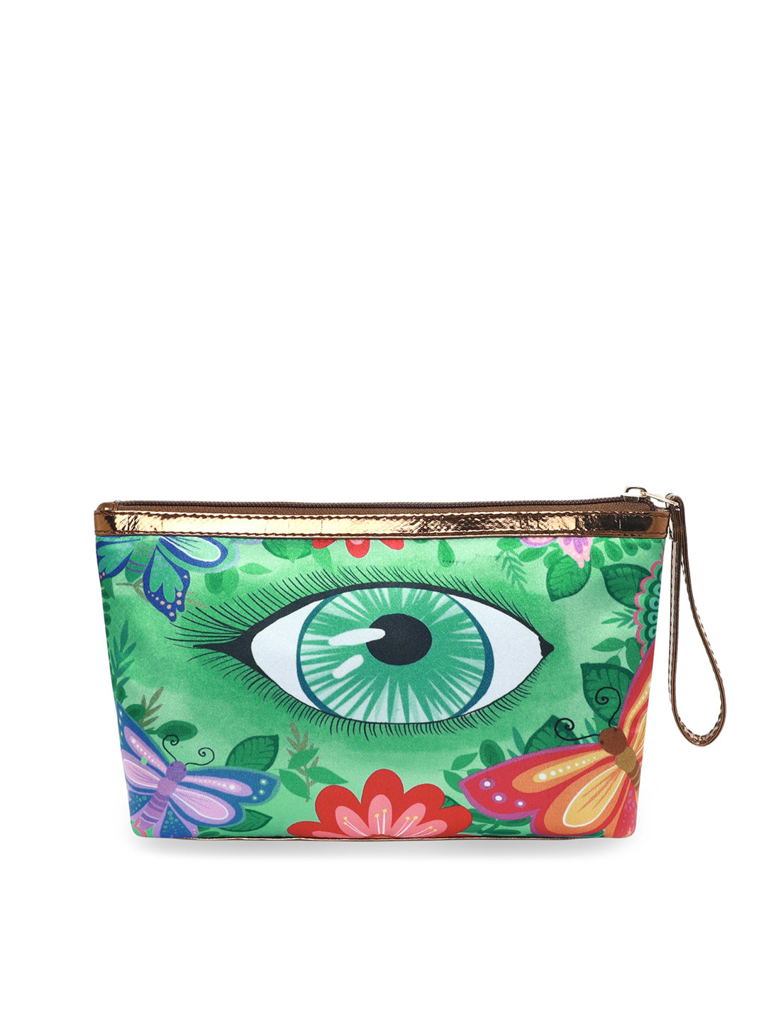 

Sabhyata Women Multicoloured Floral Printed Structured Handheld Bag, Multi