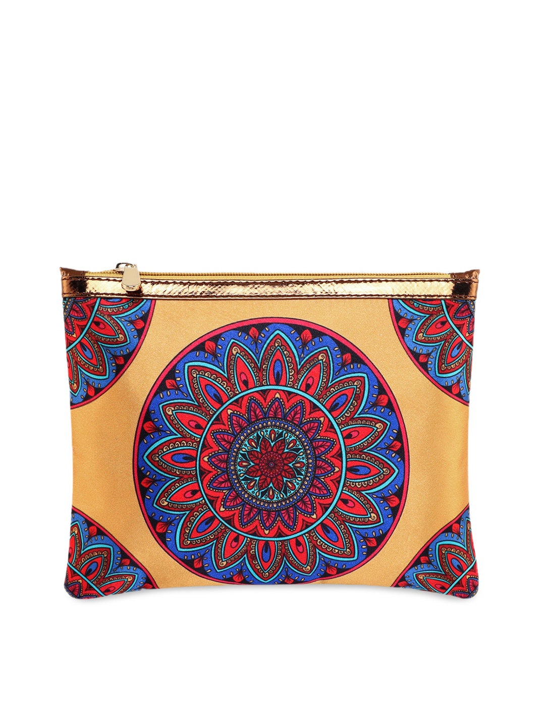 

Sabhyata Women Multicoloured Ethnic Motifs Printed Structured Handheld Bag, Multi