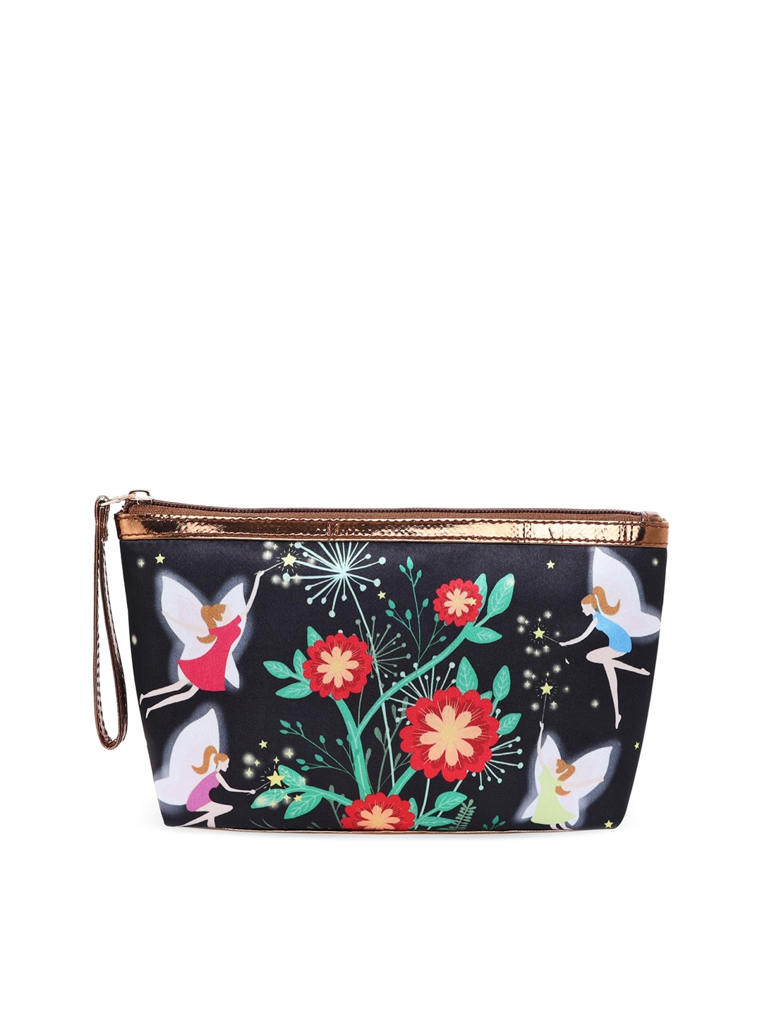 

Sabhyata Multicoloured Floral Printed Structured Sling Bag, Multi