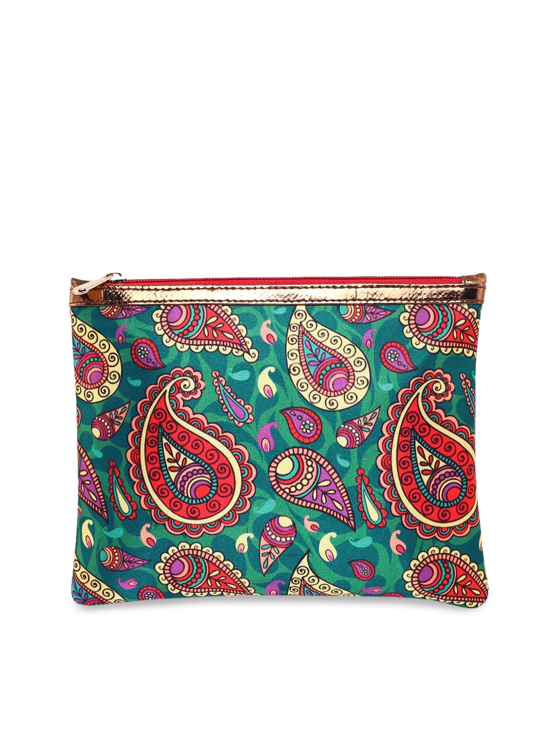 

Sabhyata Multicoloured Ethnic Motifs Printed Structured Sling Bag, Multi