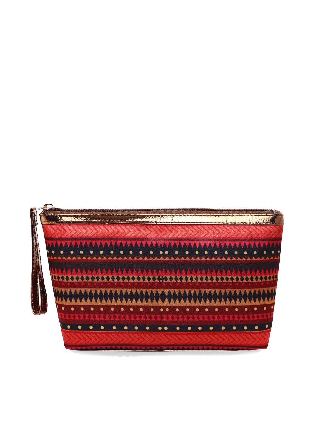 

Sabhyata Women Multicoloured Striped Structured Handheld Bag, Multi