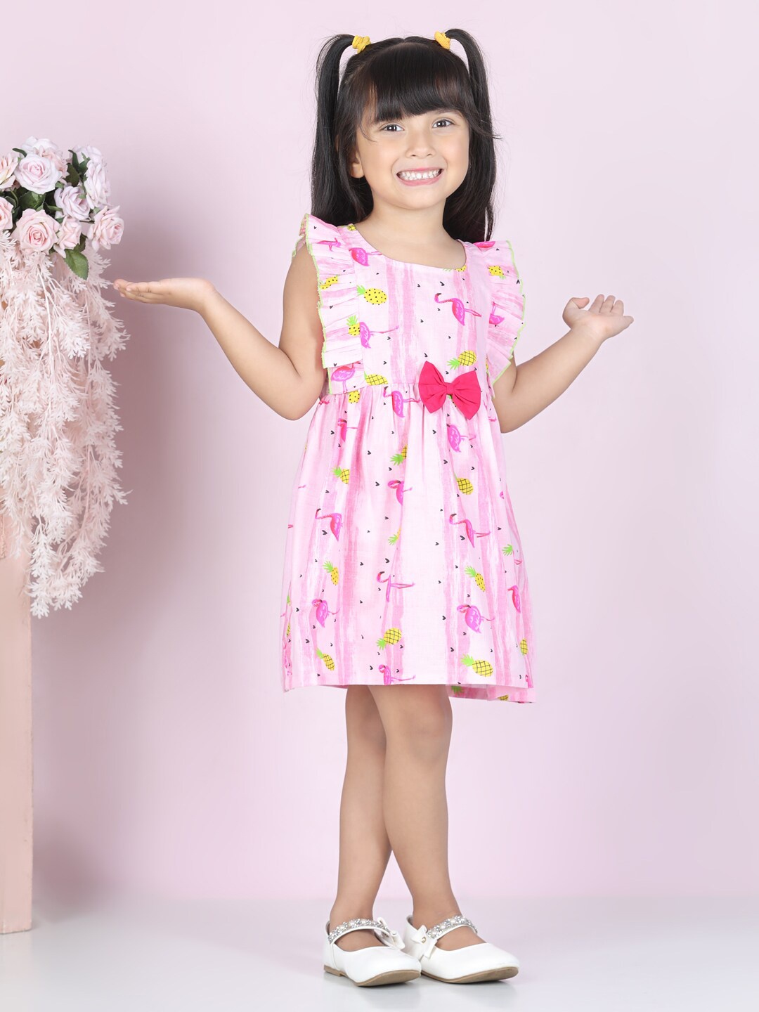 

Cutiekins Pink Cotton Dress