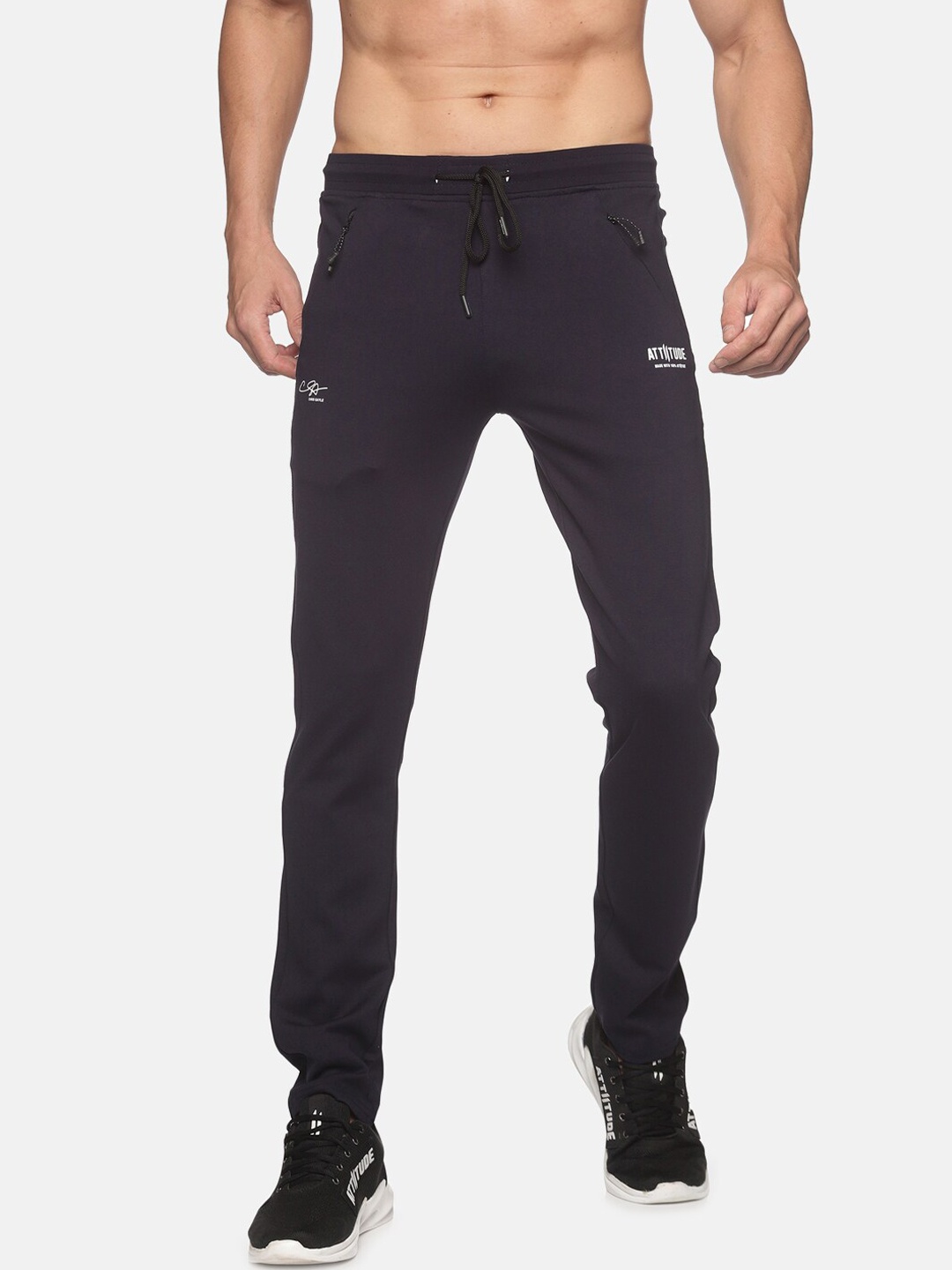 

ATTIITUDE Navy blue Slim Fit Joggers