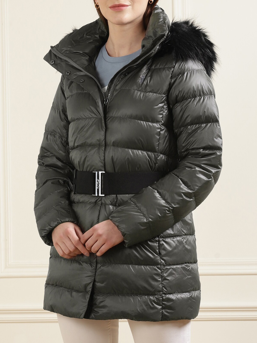 

Polo Ralph Lauren Women Grey Lightweight Puffer Jacket
