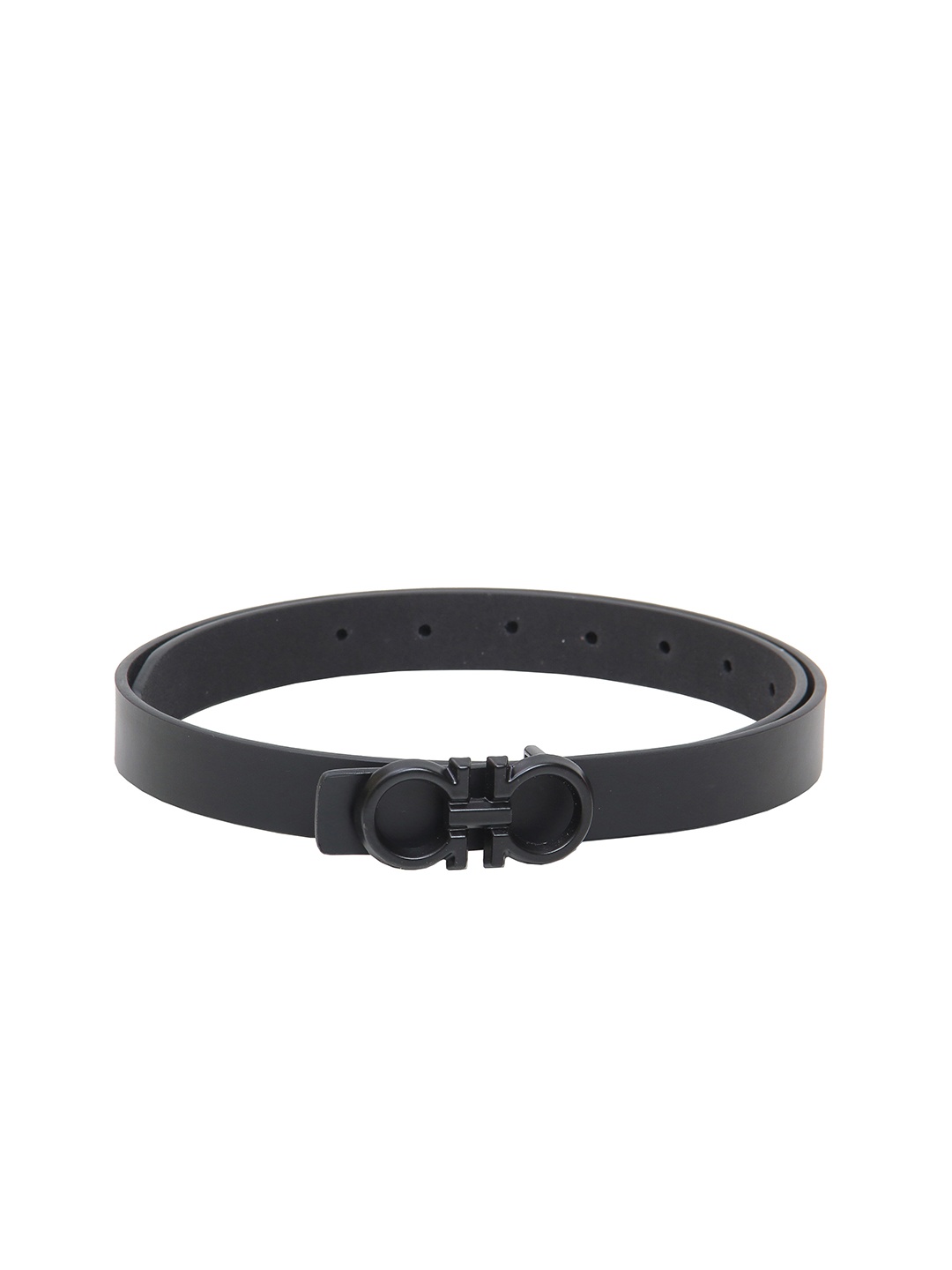

Calvadoss Women Black Leather Belt