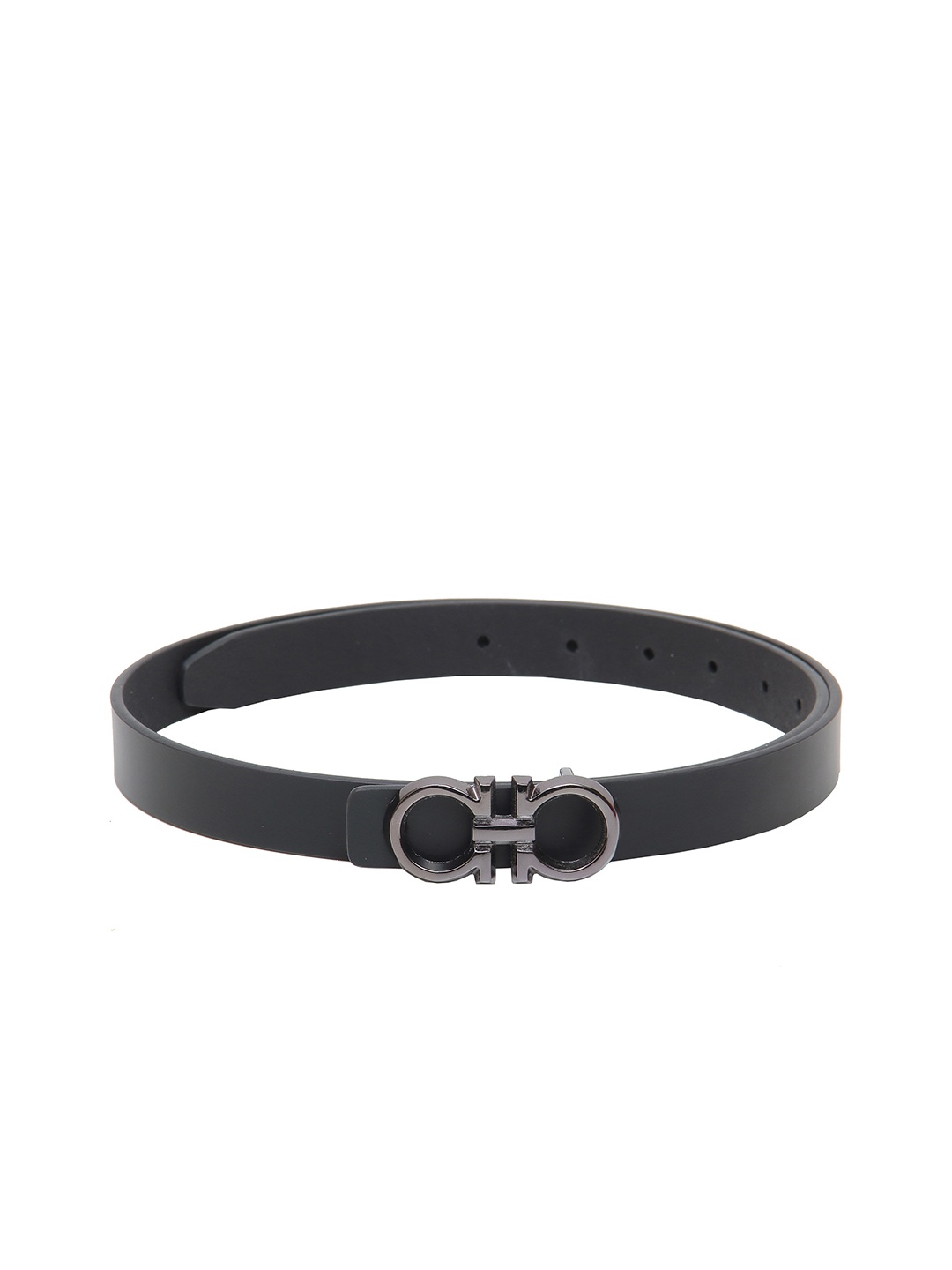 

Calvadoss Women Black Leather Belt