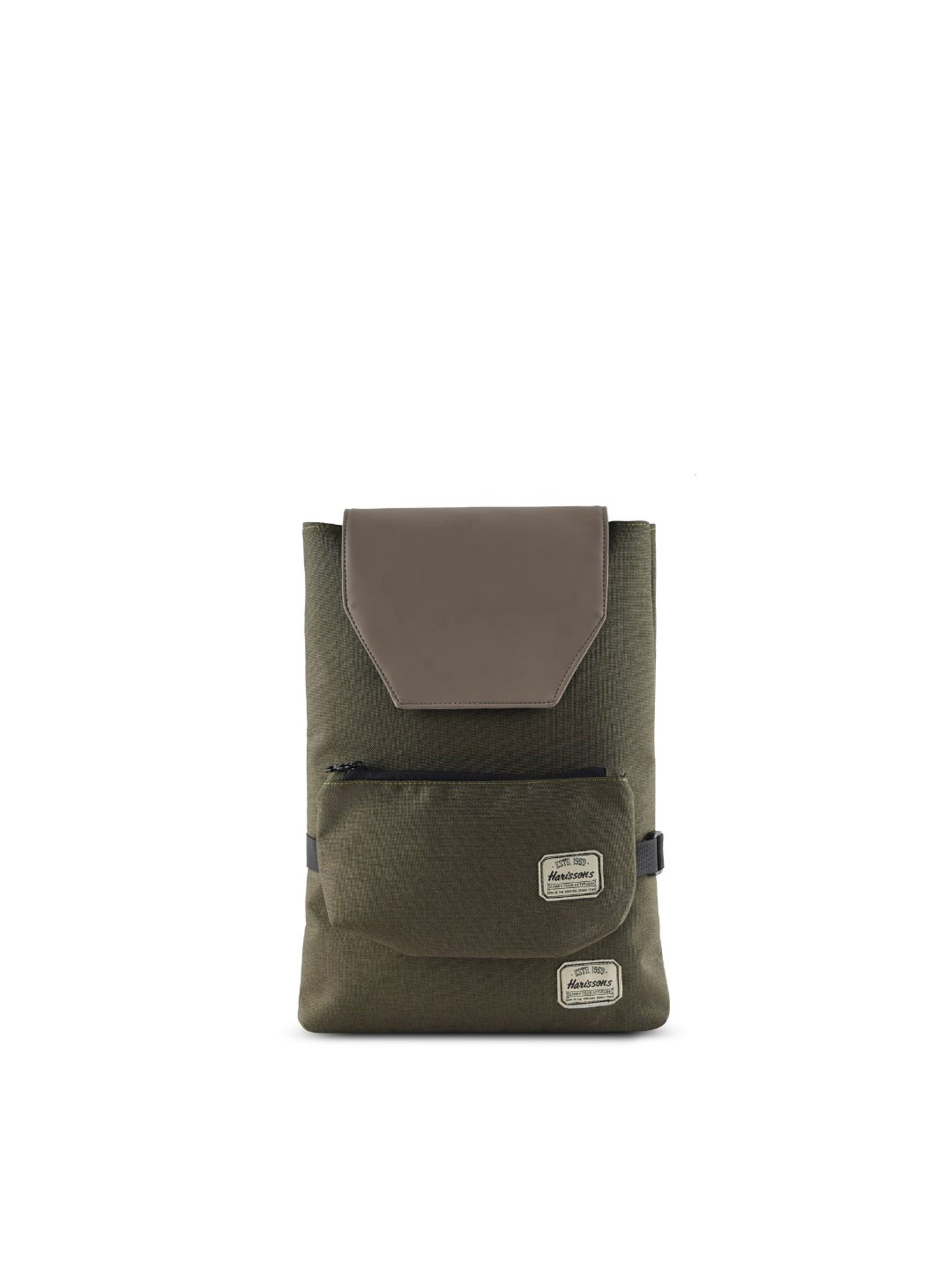 

Harissons Unisex Olive Green Laptop Sleeve With Pouch