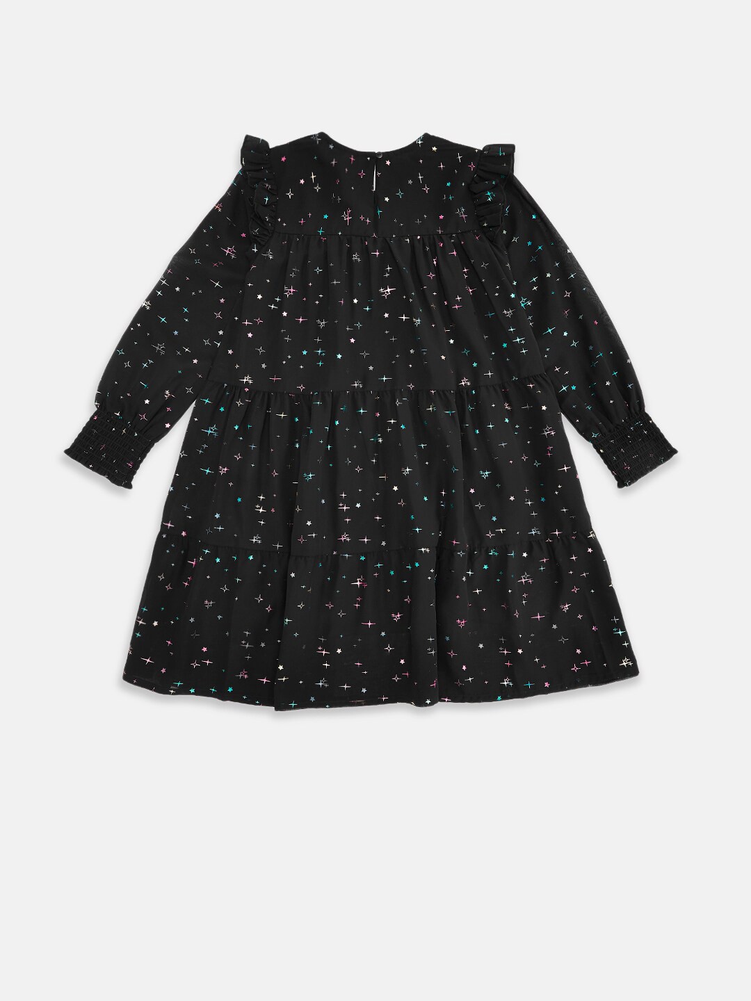 

Pantaloons Junior Blue Fit and Flare Dress