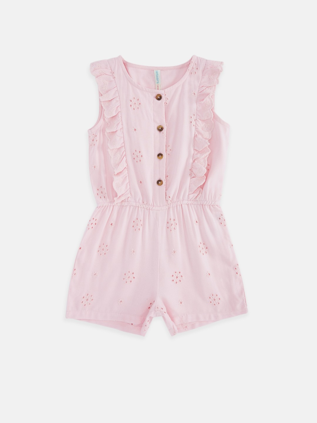 

Pantaloons Junior Girls Pink Jumpsuit
