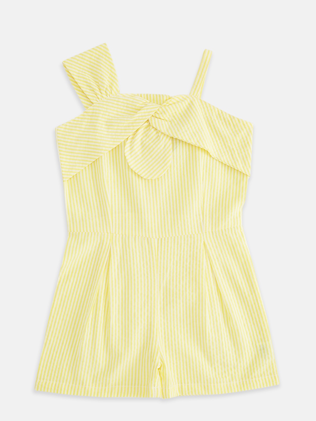 

Pantaloons Junior Girls Yellow A-Line Dress