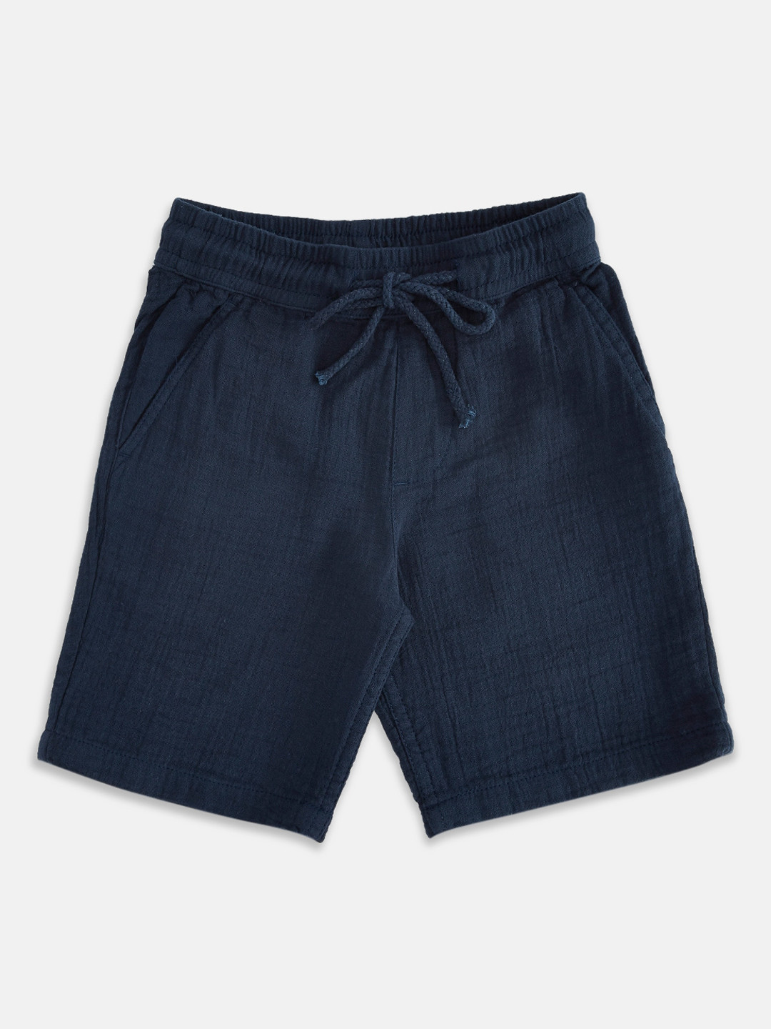 

Pantaloons Junior Boys Navy Blue Shorts