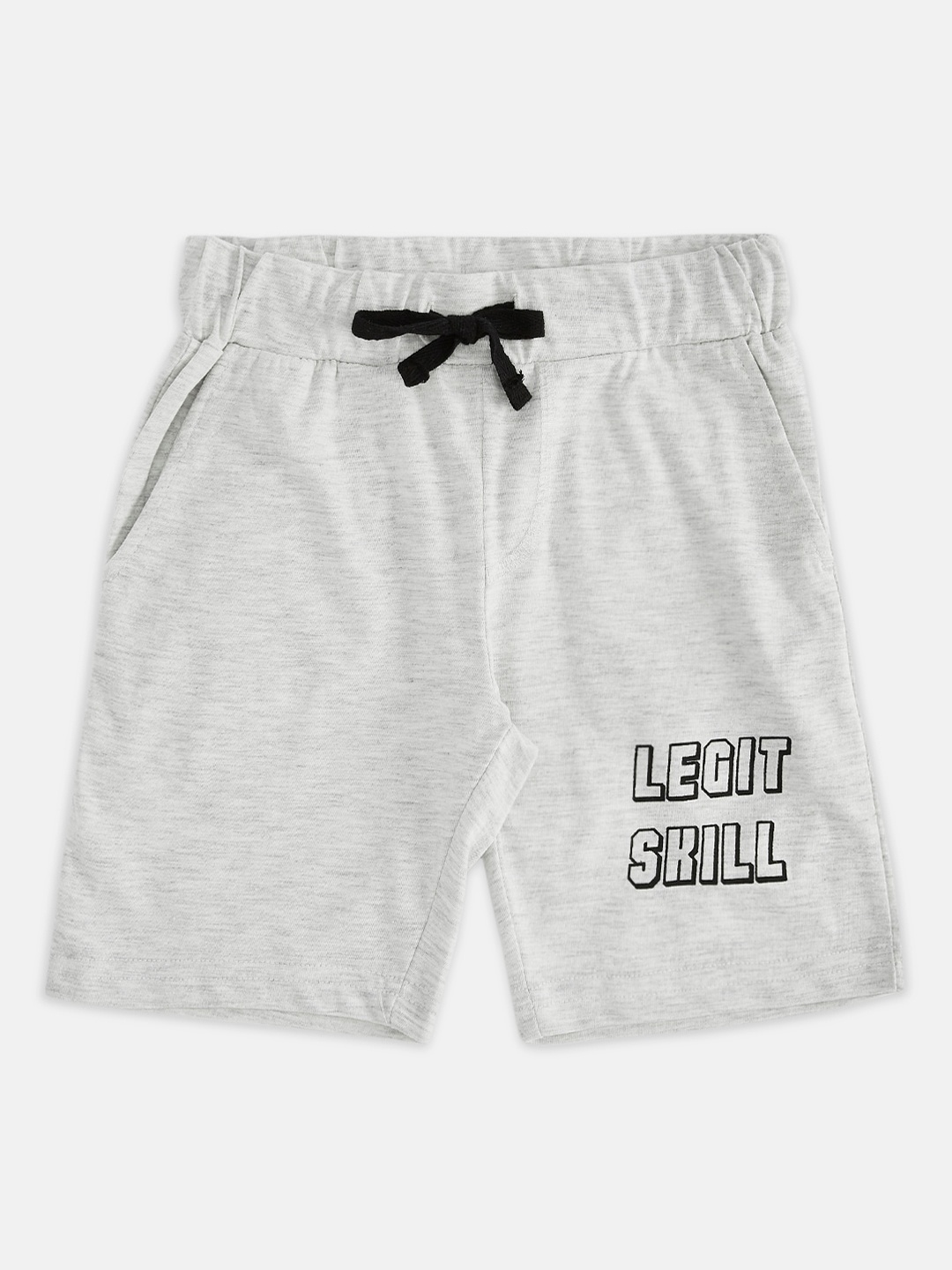 

Pantaloons Junior Boys Grey Melange Shorts