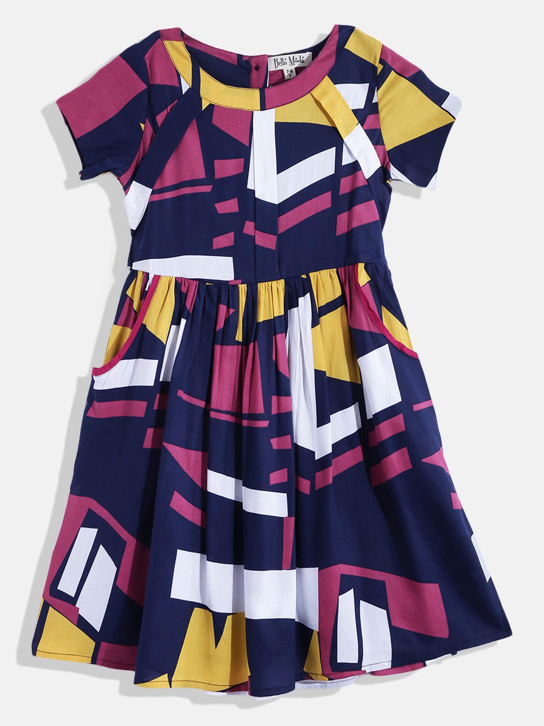 

Bella Moda Multicoloured Dress 100% Cotton, Multi