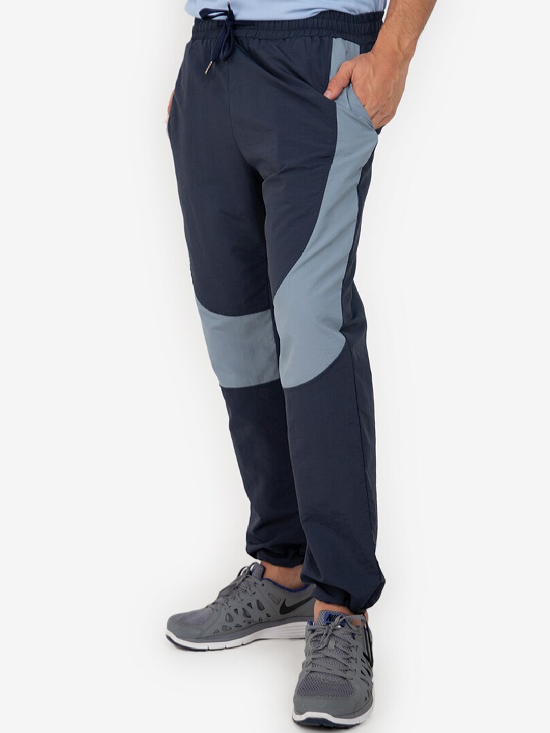 

ZALORA ACTIVE Men Multicoloured Colourblocked Track Pants, Multi