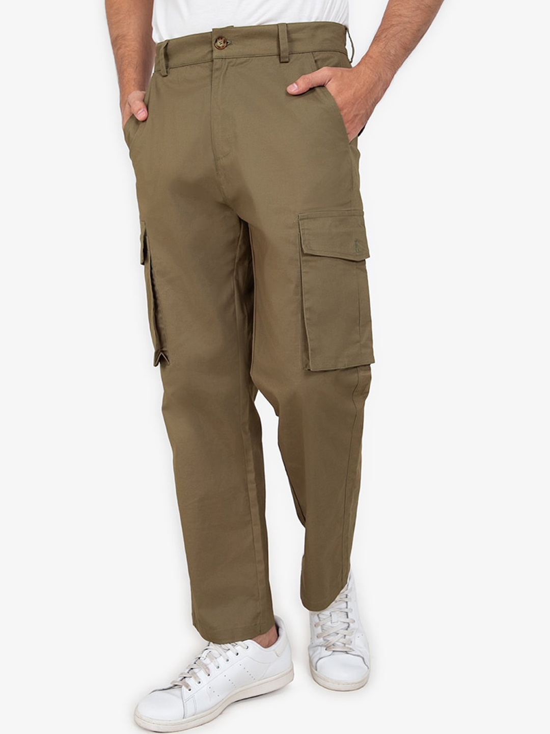 

ZALORA BASICS Men Khaki Trousers