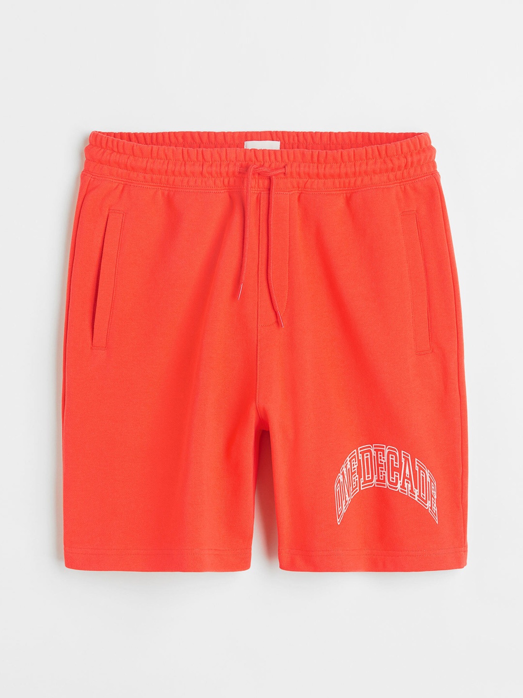 

H&M Men Orange Relaxed Fit Cotton Sweatshorts