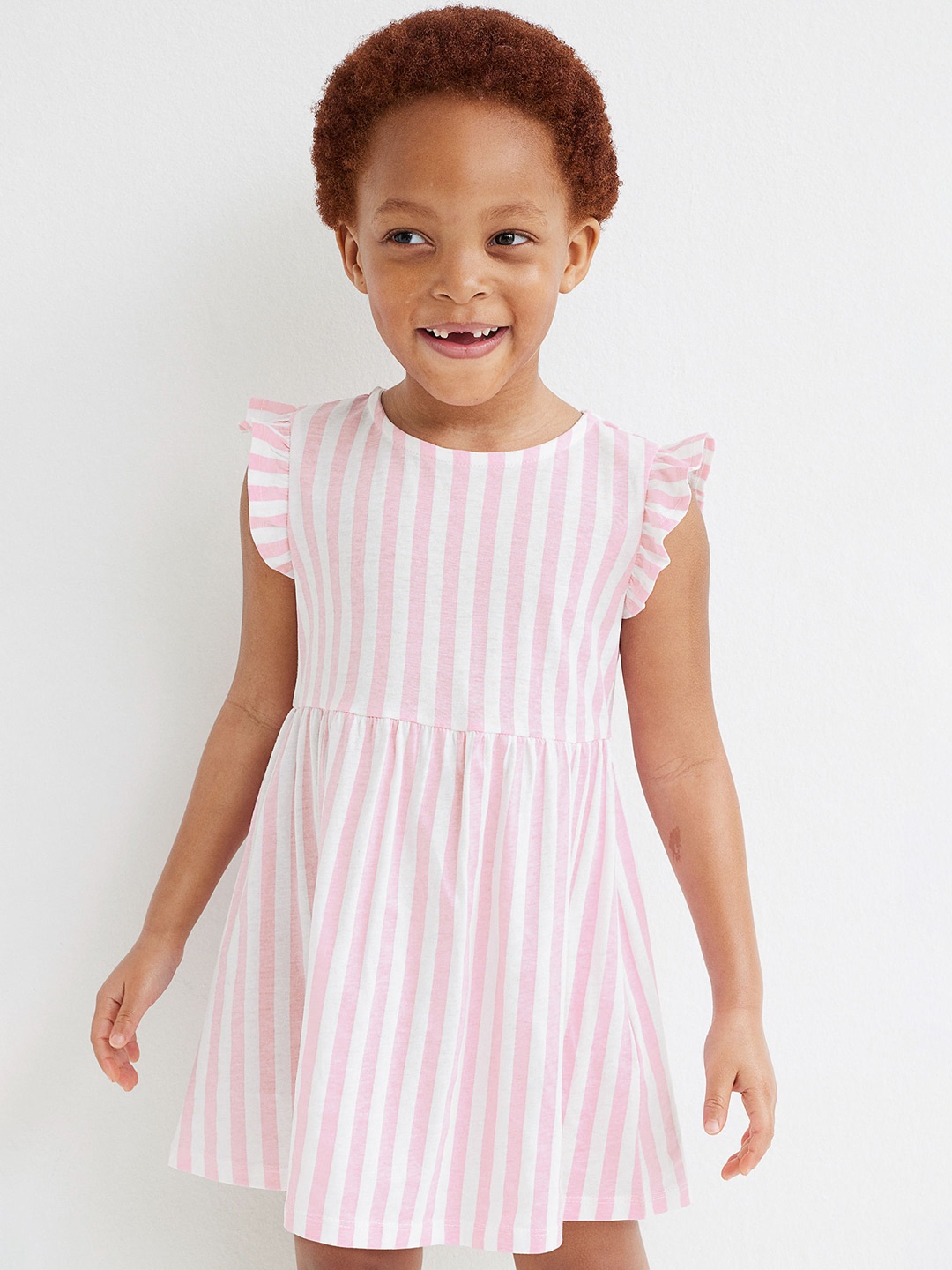 

H&M Girls Pink Cotton Jersey Dress