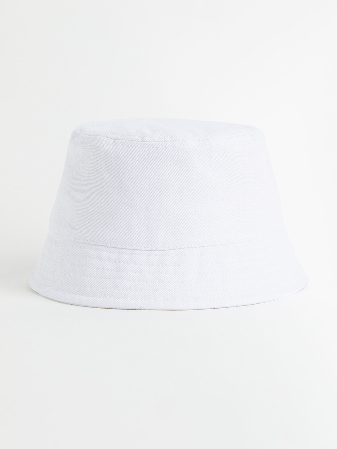 

H&M Men White Cotton Twill Bucket Hat