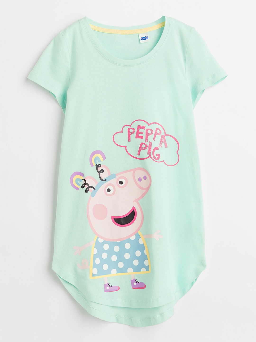 

H&M Girls Green Printed Nightdress