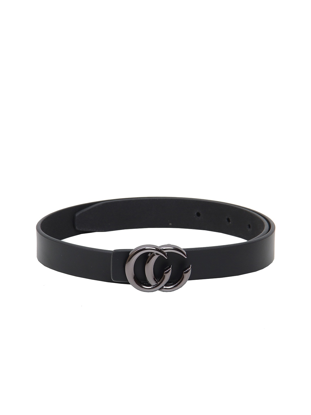 

Calvadoss Girls Black Leather Belt