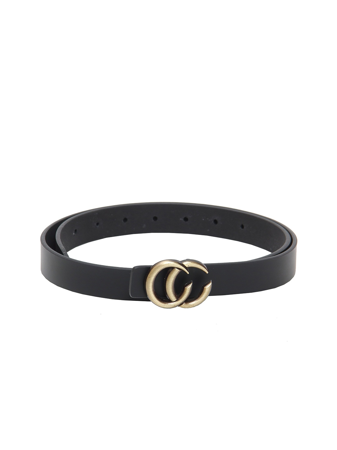 

Calvadoss Girls Black Leather Belt