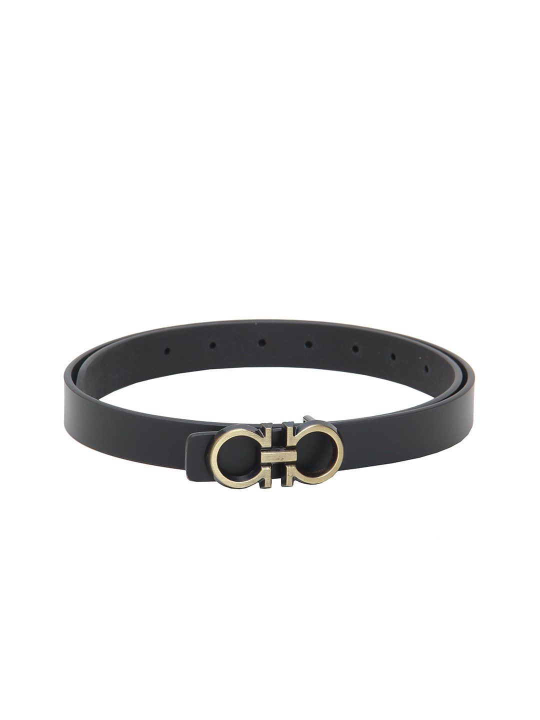 

Calvadoss Girls Black Leather Belt