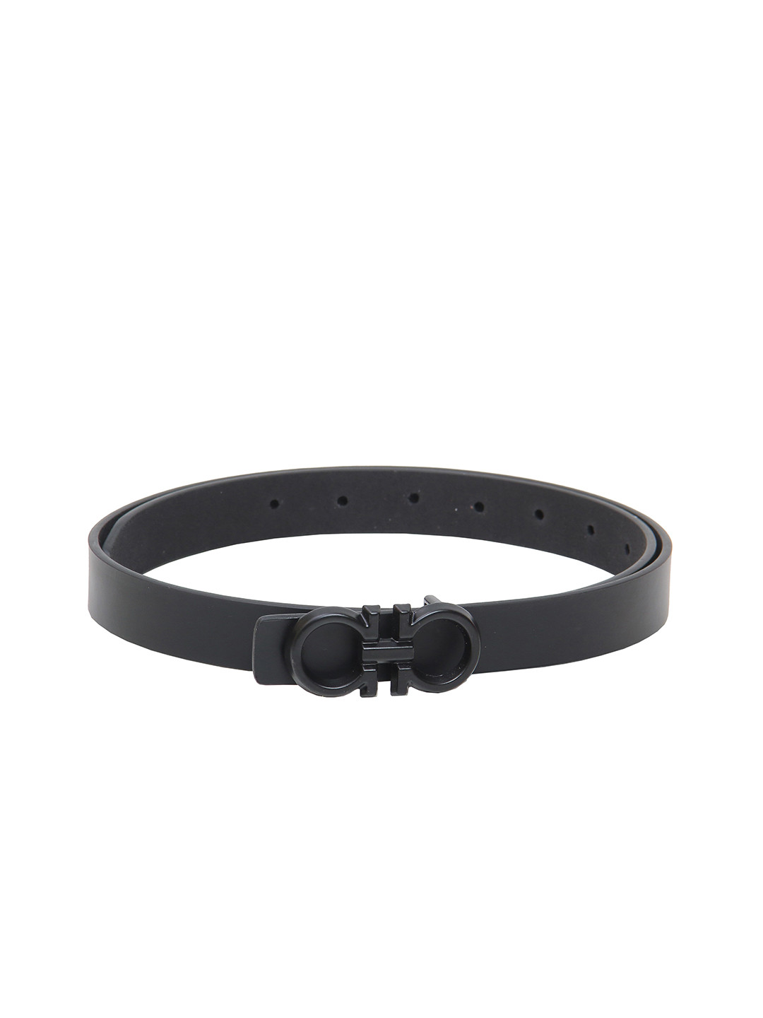 

Calvadoss Girls Black Leather Belt