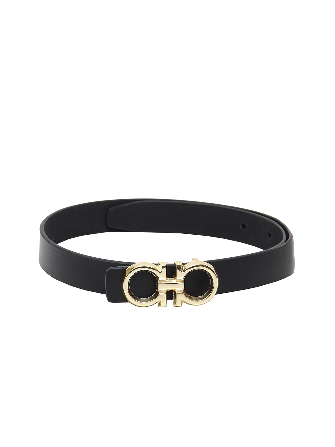 

Calvadoss Girls Black Leather Belt