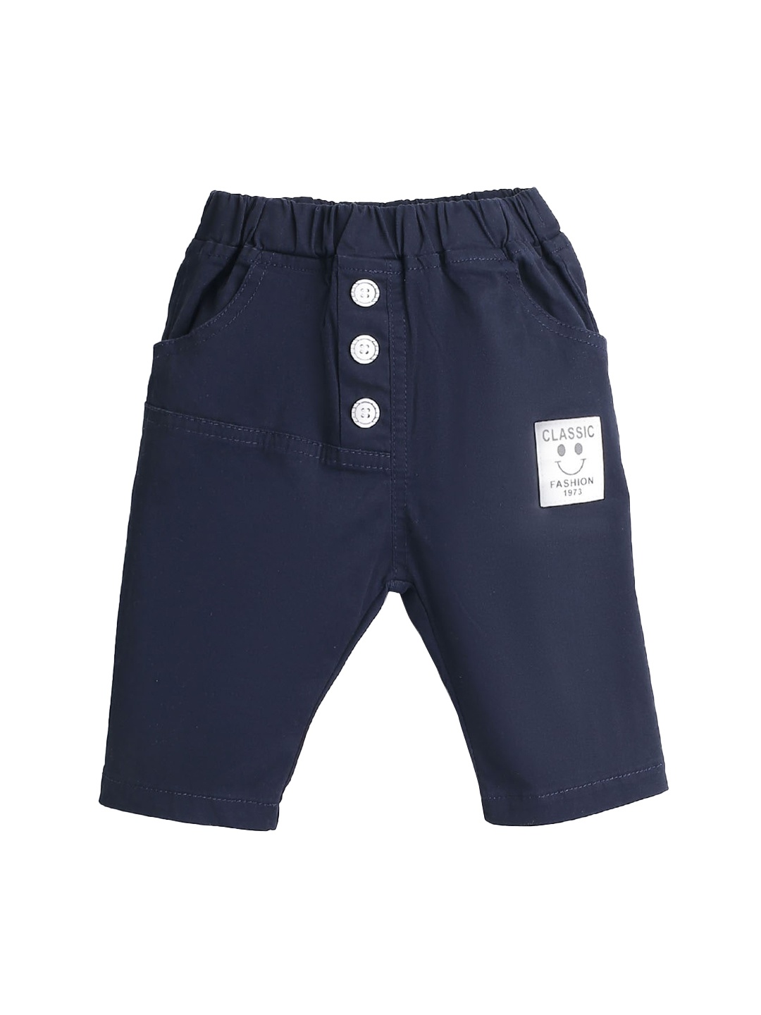 

Hopscotch Boys Blue Solid Shorts