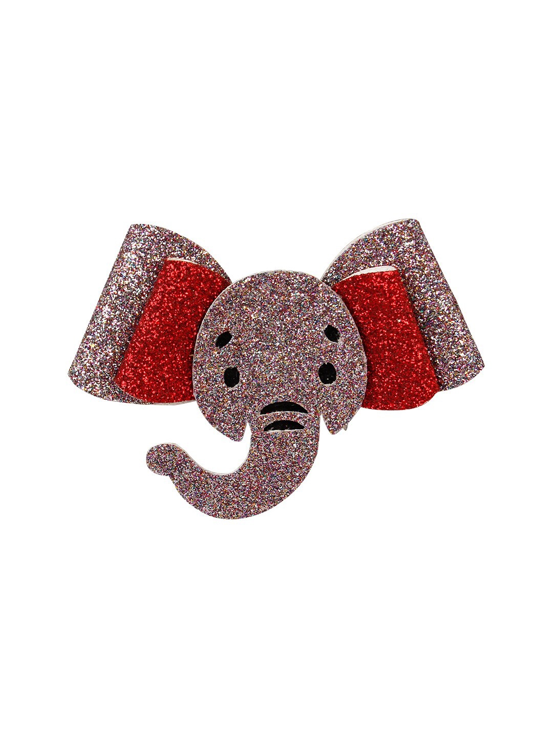 

Aye Candy Girls Red & Brown Embellished Dumbo Bow Alligator Hair Clip