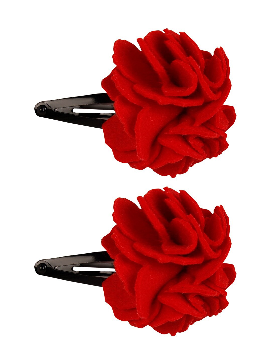 

Aye Candy Girls Red & Black Set of 2 Embellished Tic Tac Hair Clip