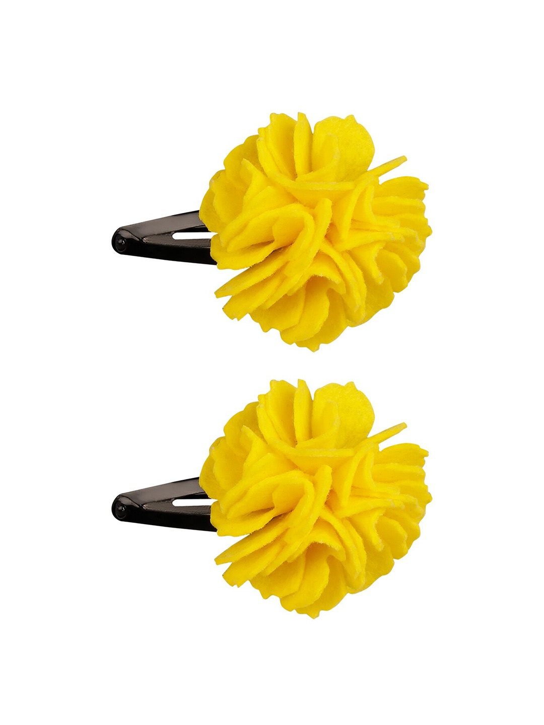 

Aye Candy Girls Yellow & Black Set of 2 Embellished Tic Tac Hair Clip