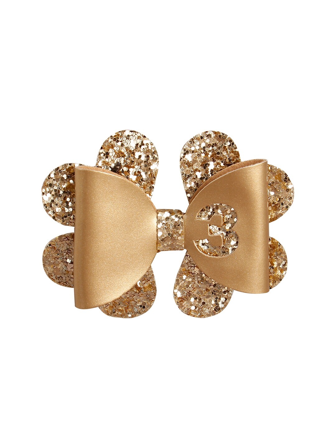 

Aye Candy Girls Gold-Toned Embellished Alligator Hair Clip