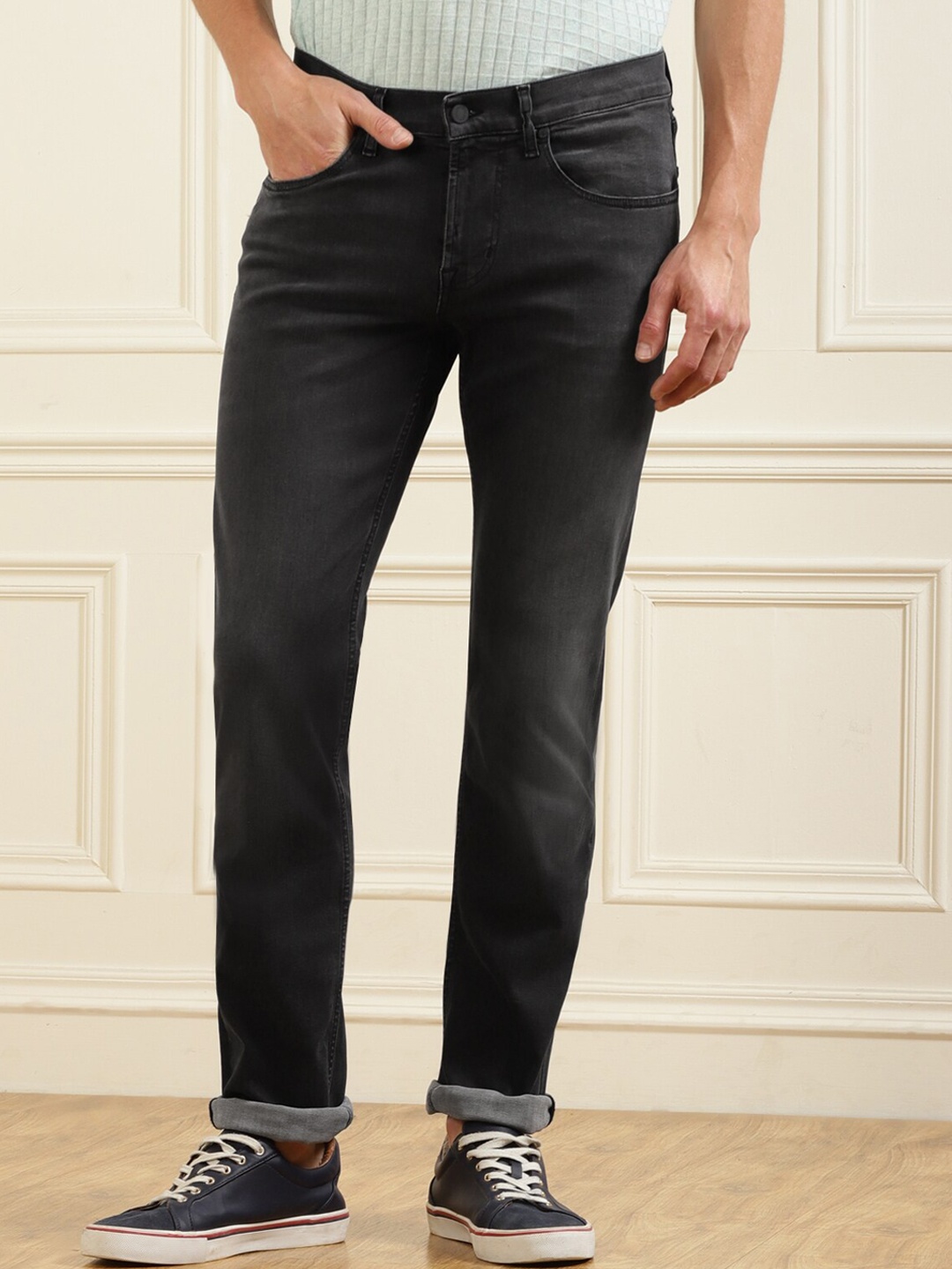 

7 For All Mankind Men Black Jeans
