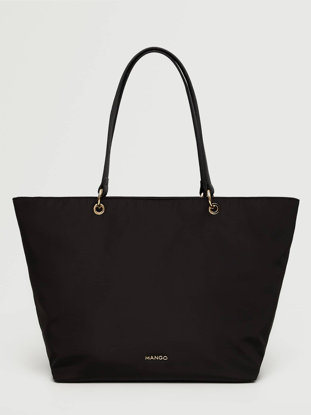 

MANGO Black Solid Structured Shoulder Bag