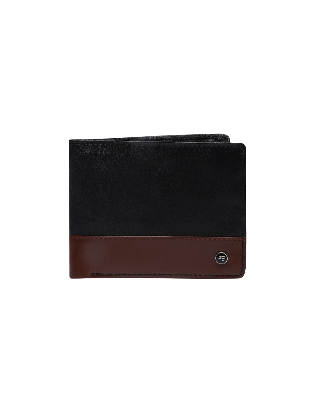 

Peter England Men Multicoloured & Beige Solid Three Fold Wallet, Multi